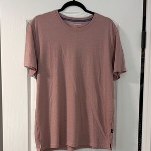 Lucky Brand Men's Mauve Short Sleeve Tee